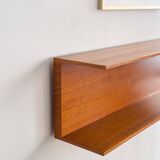 Mid-Century Shelf or Wall Unit in Teak by Walter Wirz for Wilhelm Renz, 100