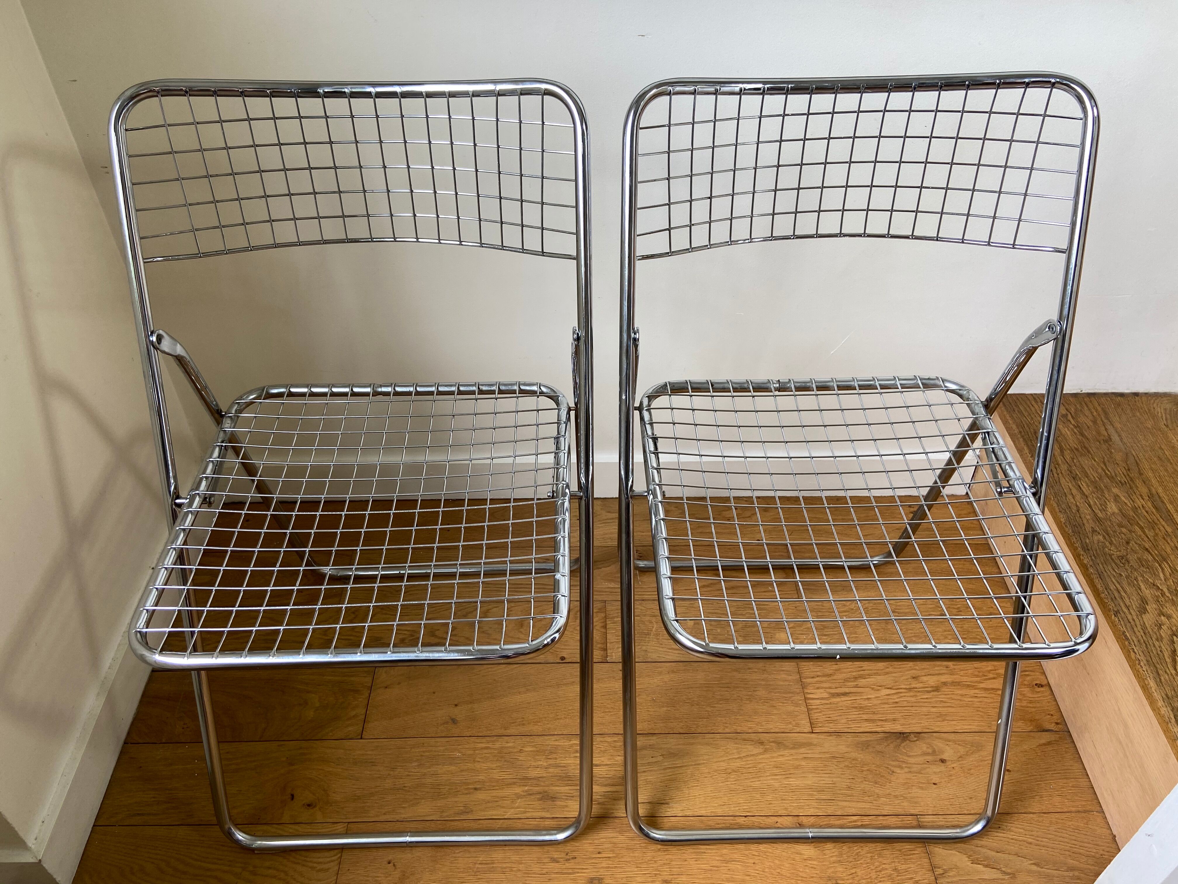 Pair of folding chairs "Ted Ned" by Niels Gammelgaard