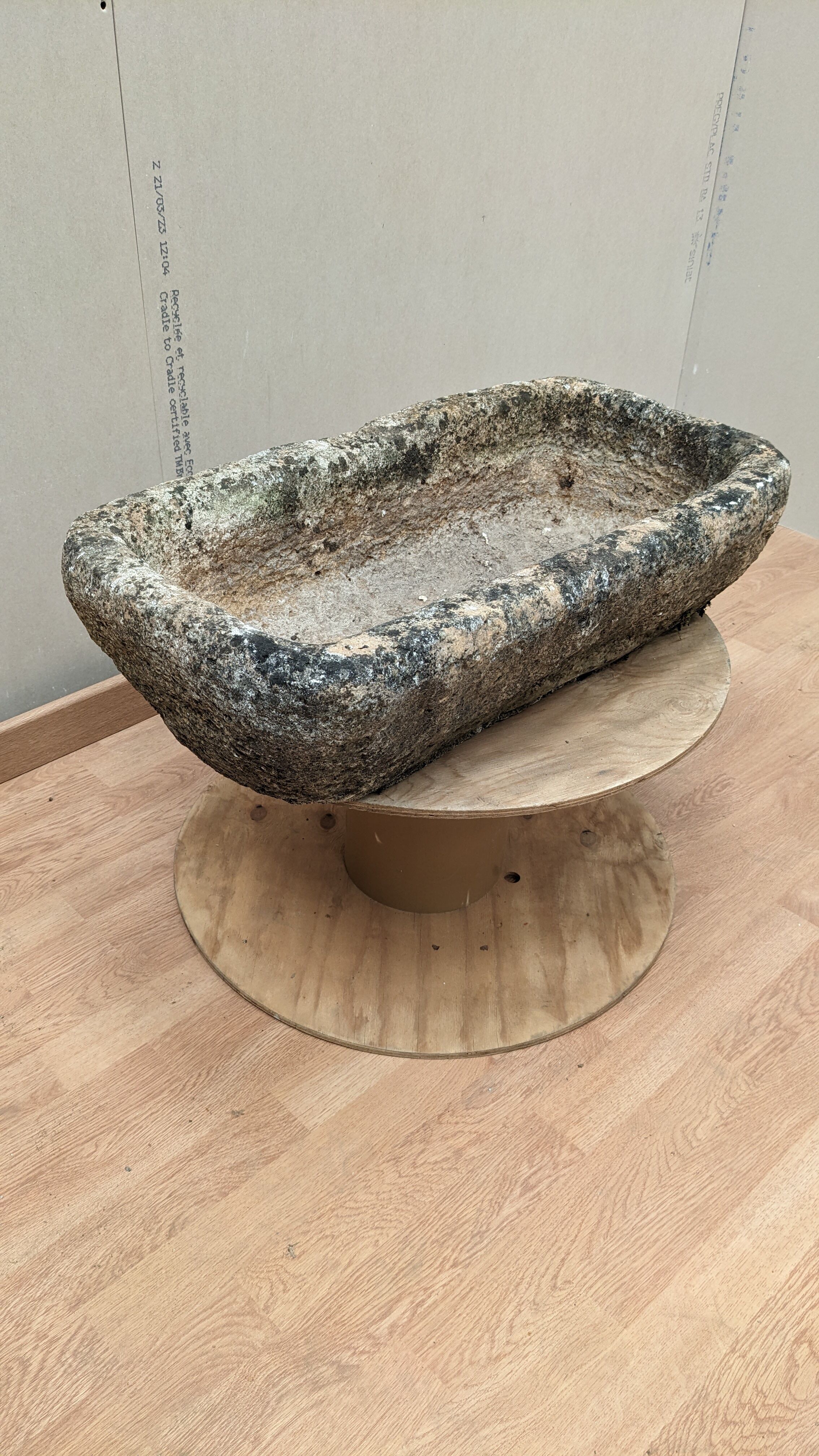 Natural stone basin