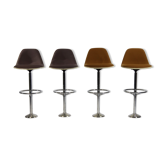 Tabourets de bar par Ray & Charles Eames pour Herman Miller