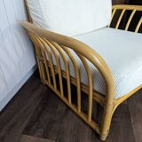 Rattan armchair from Maison Maugrion