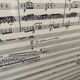 Rare Lithographie partition Repons signée Pierre Boulez encadrée