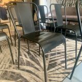 Set of 8 metal chairs