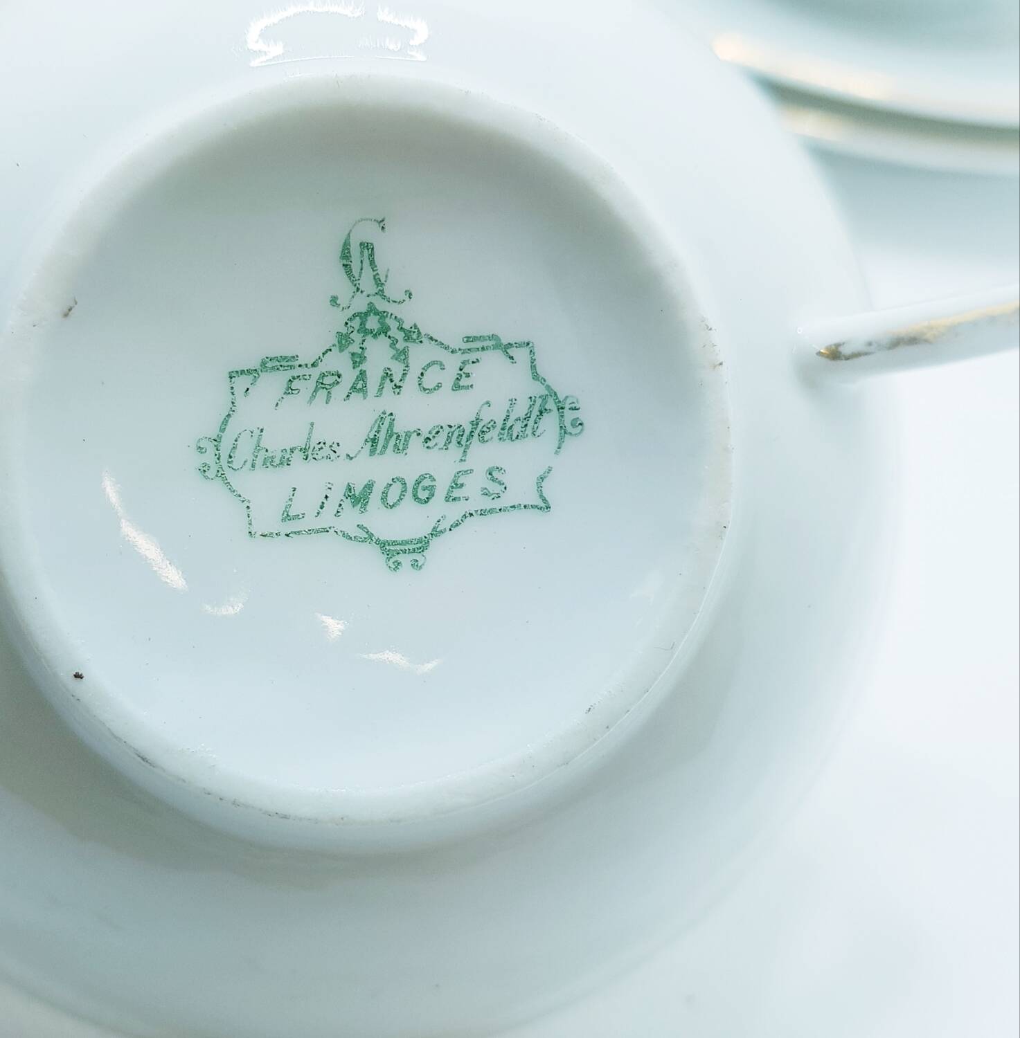 Charles Ahrenfeldt art deco teacups