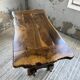 Dining table in solid olive wood Maison Skela 1960