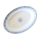 Oval dish, Saint Amand, iron earth