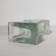 Textured Glass Vase by Ingrid Glashutte 1970's
