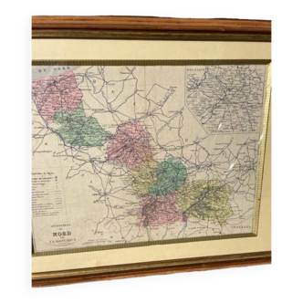 Northern department map by VA Malte-Brun