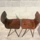 Lot de 2 chaises Eromes 60s