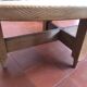 Coffee table in oak and ceramic by GUILLERME ET CHAMBRON
