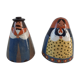 Duo salt pepper ceramic by Lussan Heidi Caillard