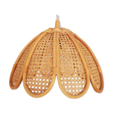 Wicker flower hanging