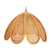 Wicker flower hanging