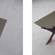 Mid-century scandinavian walnut condor coffee table by fredrik schriever-abeln for örebro glass, 196