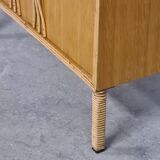Cabinet in rattan 60s