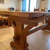 Solid oak farmhouse table
