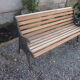 Cast-iron garden bench