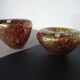 Maltese Glass Ashtrays from Mdina, 1960s, Set of 2
