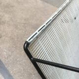 Mid-century teak side table with magazine rack.