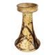 Mid-century Danish studio ceramic candlestick signed Aage Würtz, 1960s.