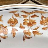 2 anciens plats ronds creux Longchamp décor Moustiers Olerys