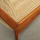 1950s armchair cherrywood in beige