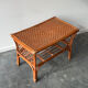 Table basse en rotin – années 1960/70