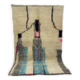 Handmade Moroccan Berber carpet 253 x 155 CM