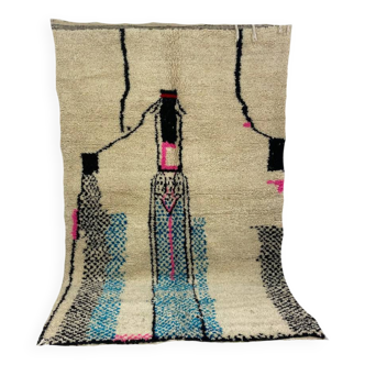 Handmade Moroccan Berber carpet 253 x 155 CM