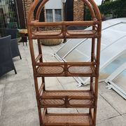 Rattan shelf