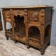 Antique walnut buffet with a marble top – Renaissance style