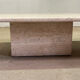 1970s travertine coffee table