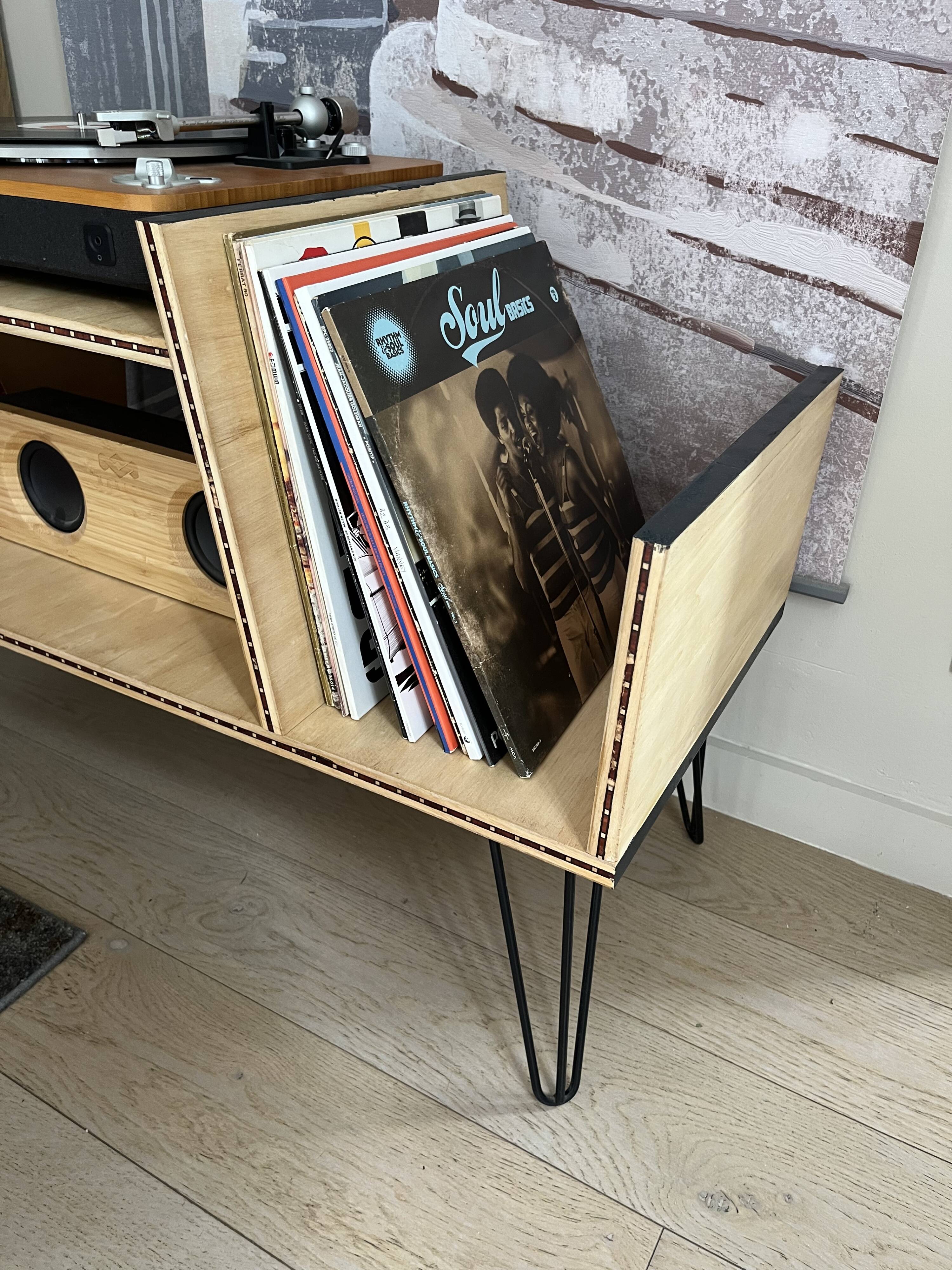 Meuble vinyles vintage
