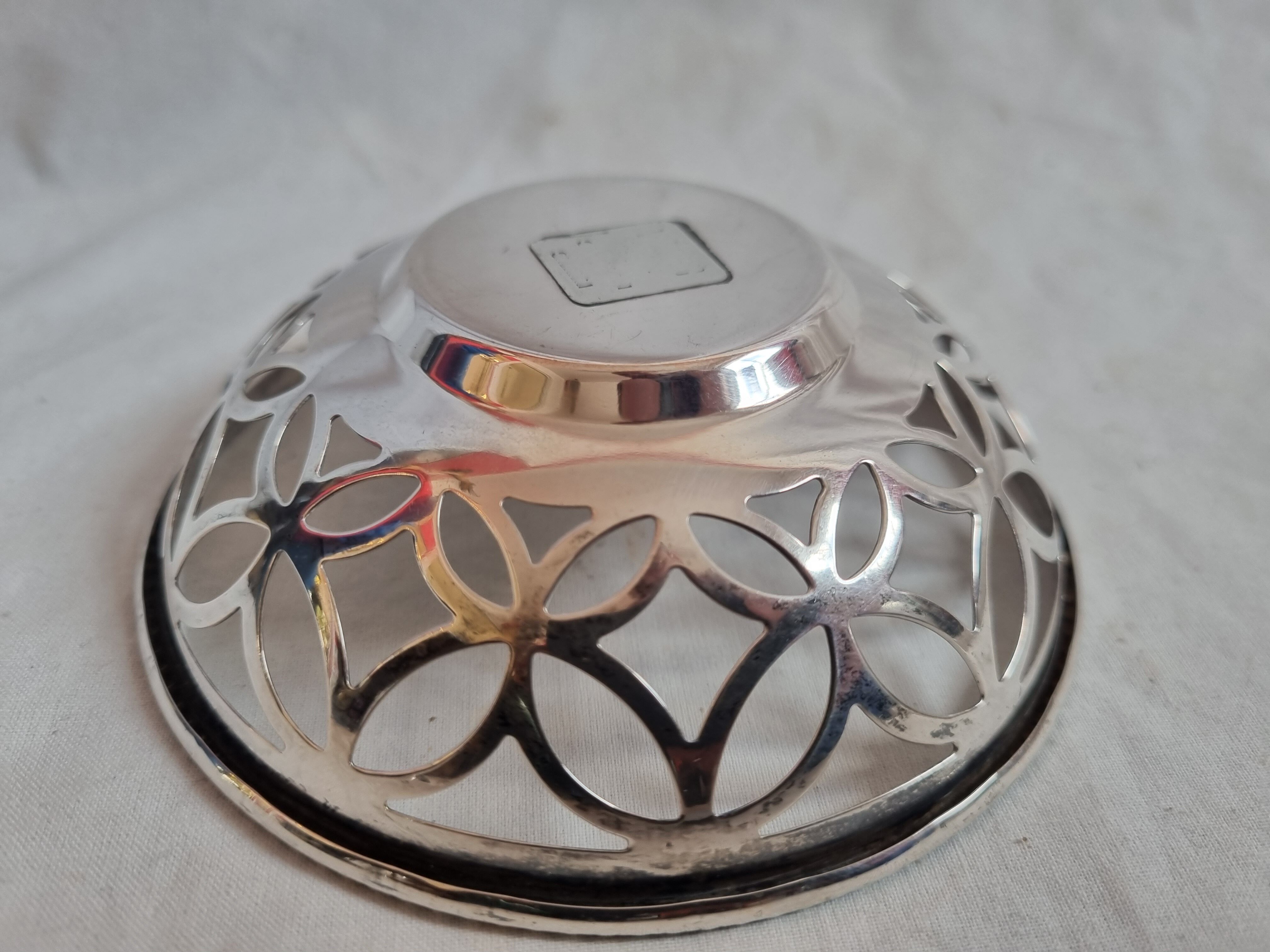 Silver metal cup Shefield England