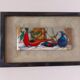 Enameled painting by the artist Tugomir Huberger, master enameler Jean Bétourné, Limoges
