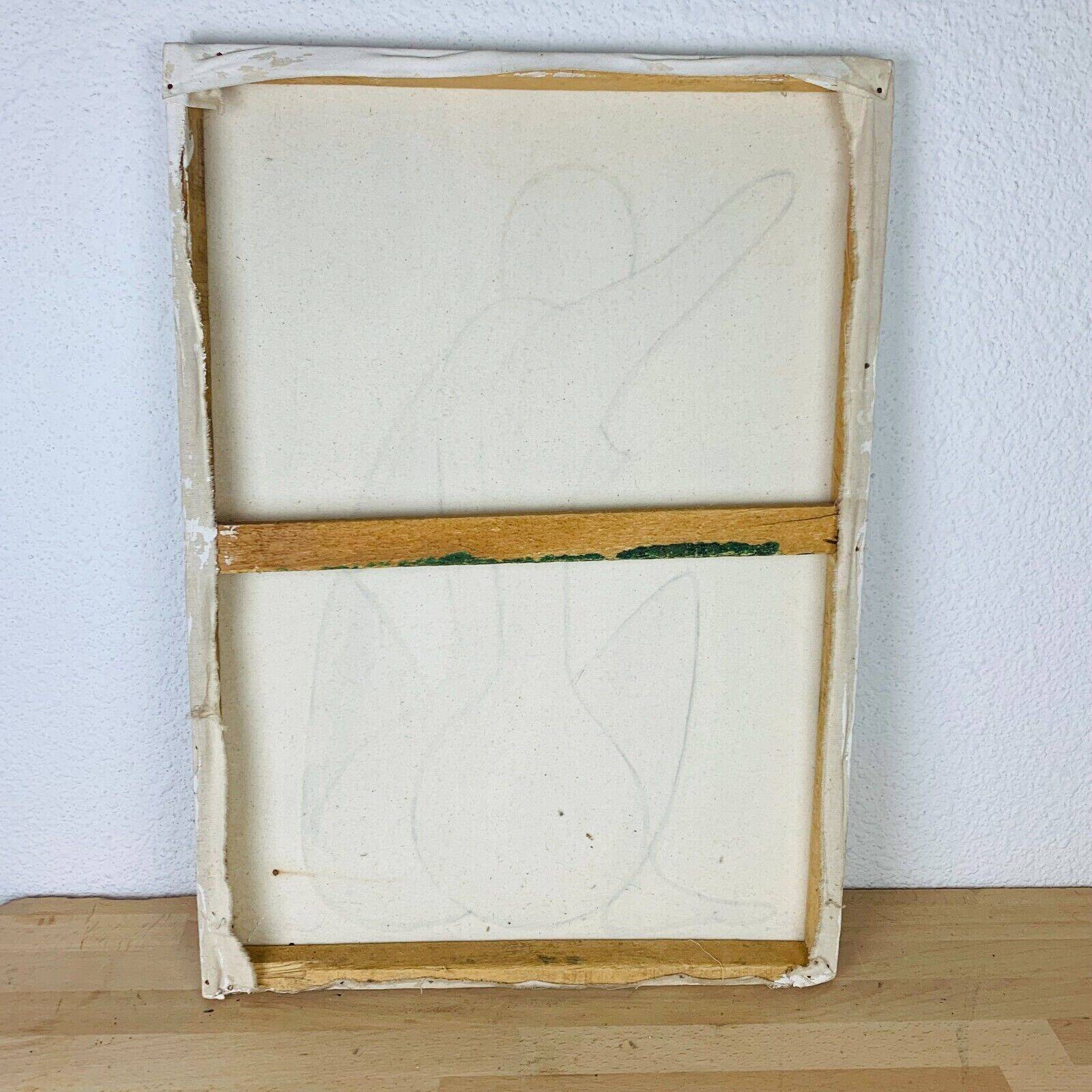 Nude silkscreen painting from the 80s