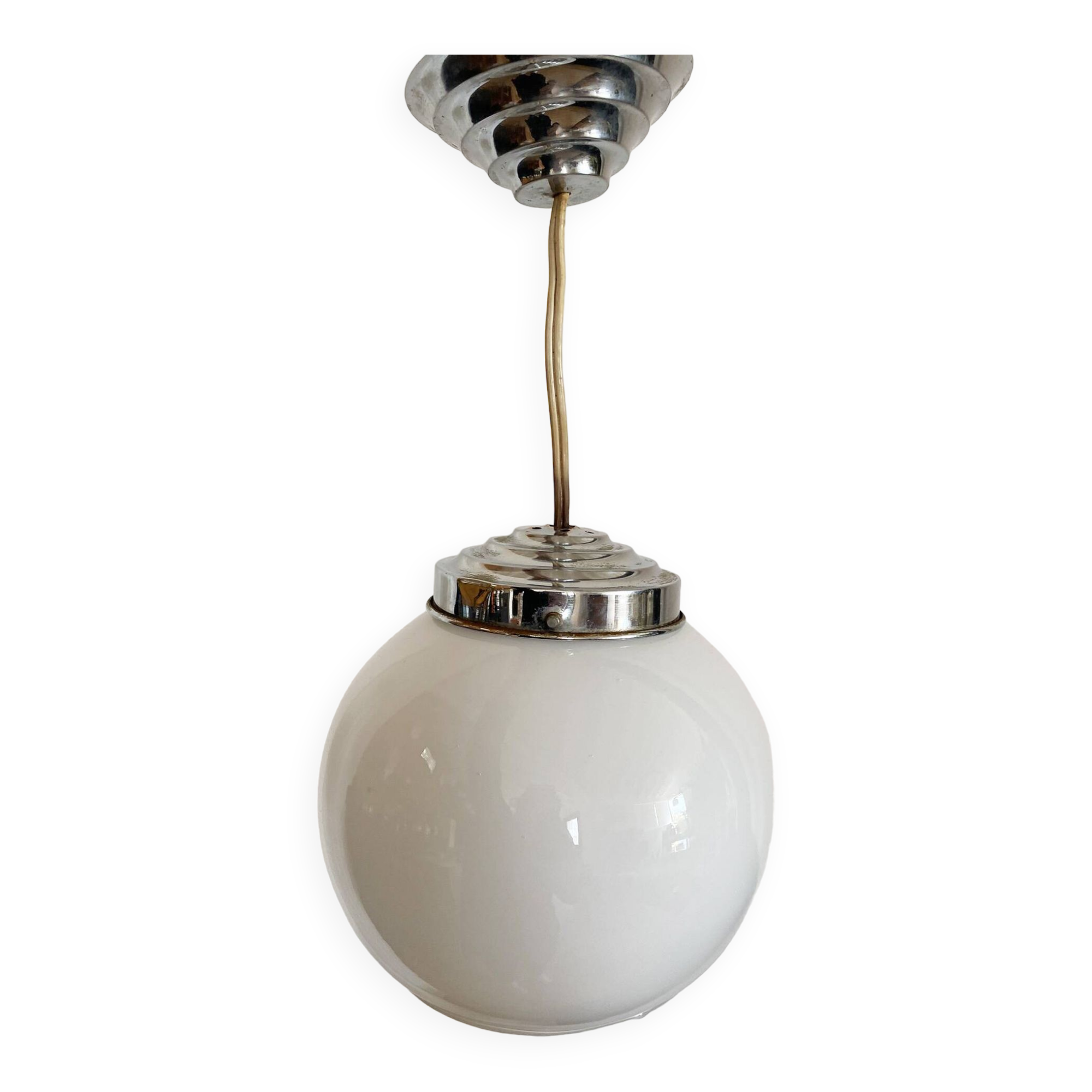 Opaline pendant light