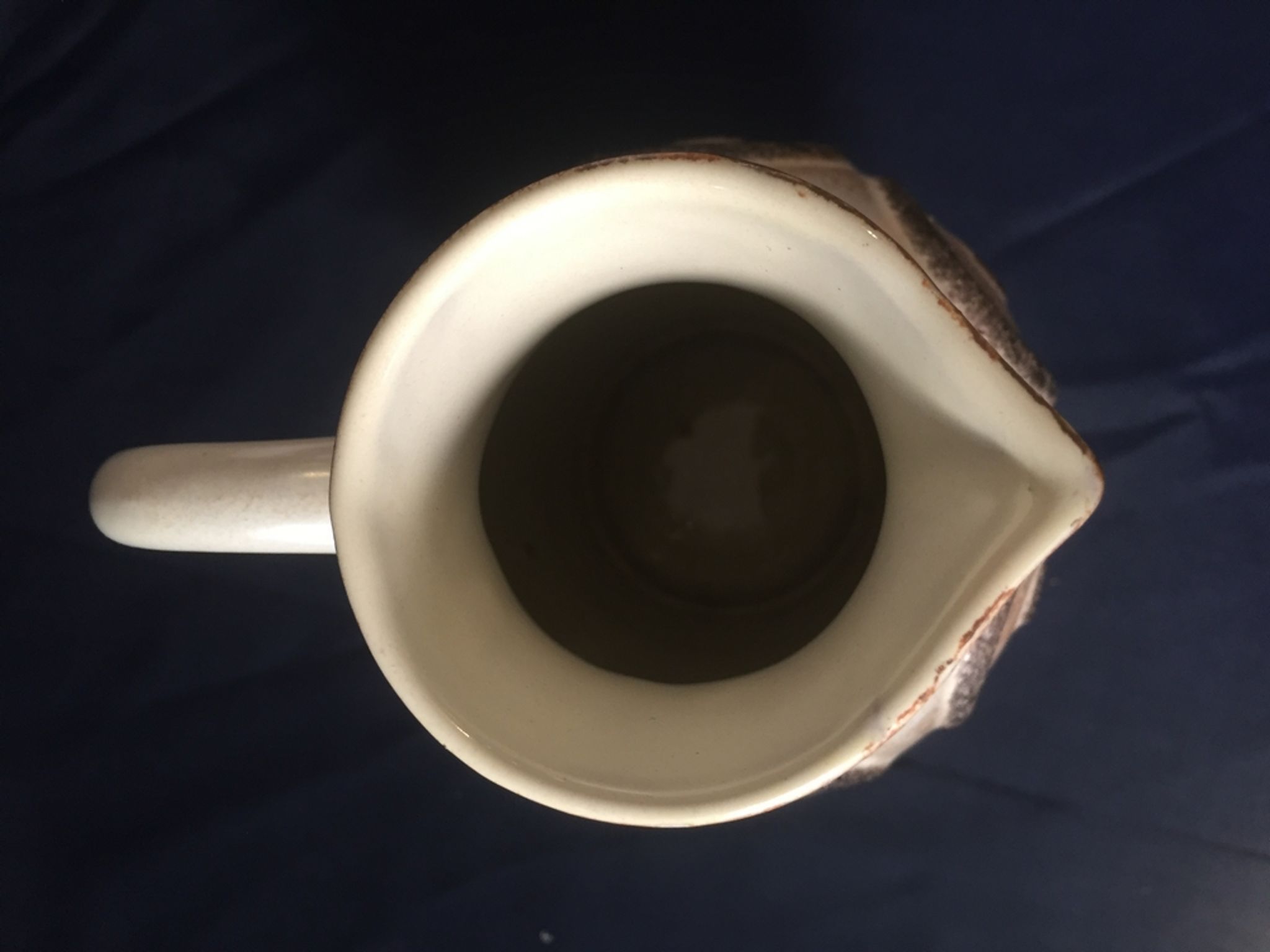 Ceramic jug or pitcher from the strehla fat lava workshops