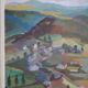 Landscape painting valley