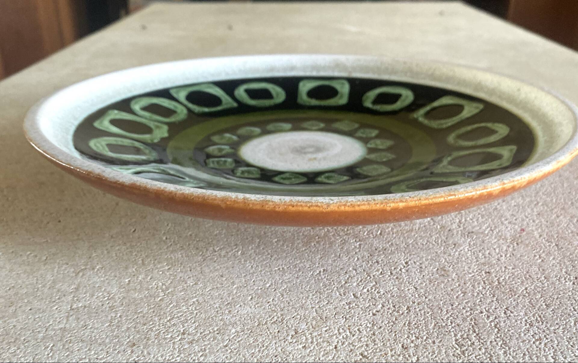 Plate West Germany in ceramic - Ø 30 cm