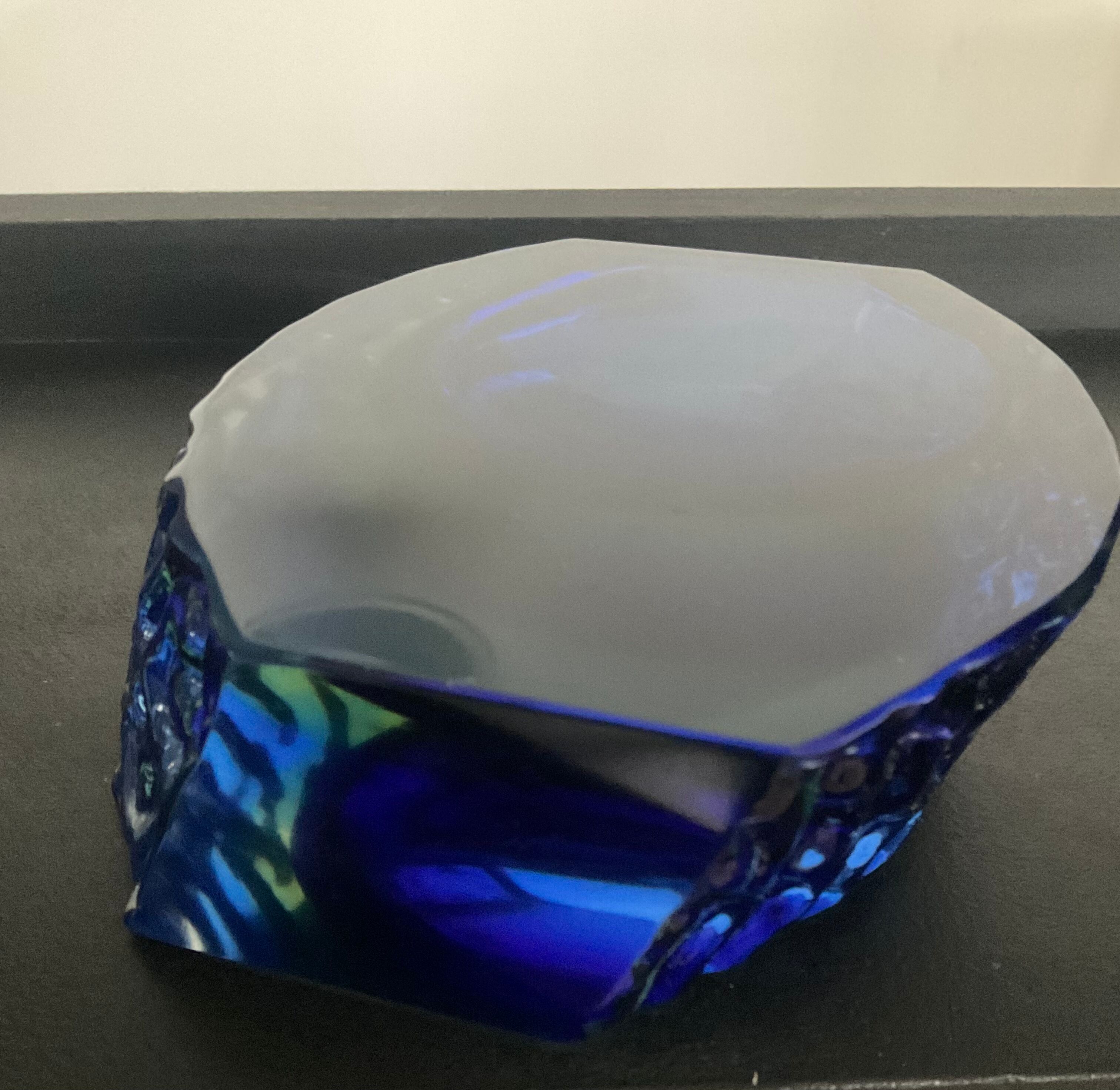 Duo Murano vase and ashtray by Alessandro Mandruzzato 60s