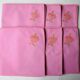 6 Serviettes “Cosmos du jardin”