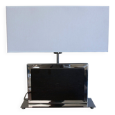 Chrome designer lamp, 90s