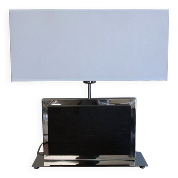 Lampe design en chrome, années 90
