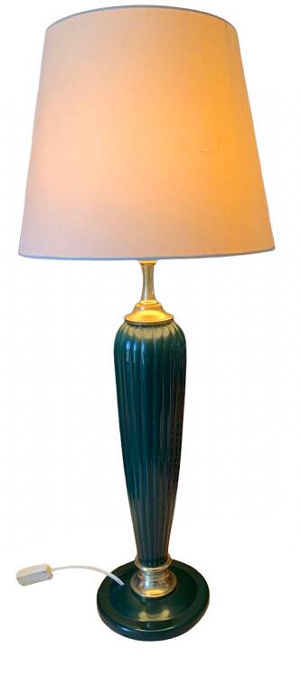 Large Deschuytener ceramic lamp