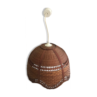 Vintage rattan pendant lamp 38cm