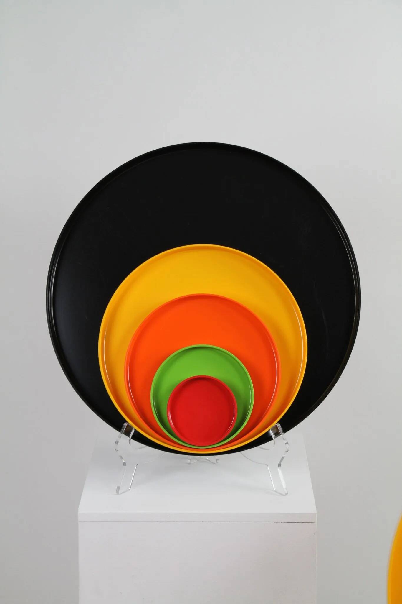 Allbricka Melamine Tray Sets — Sweden, 1960s/1970s