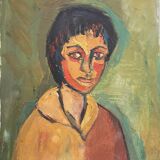 20th century portrait or self-portrait painting