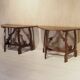 Pair of Italian consoles from the 18th century.