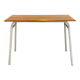 Wood and metal class table 60s